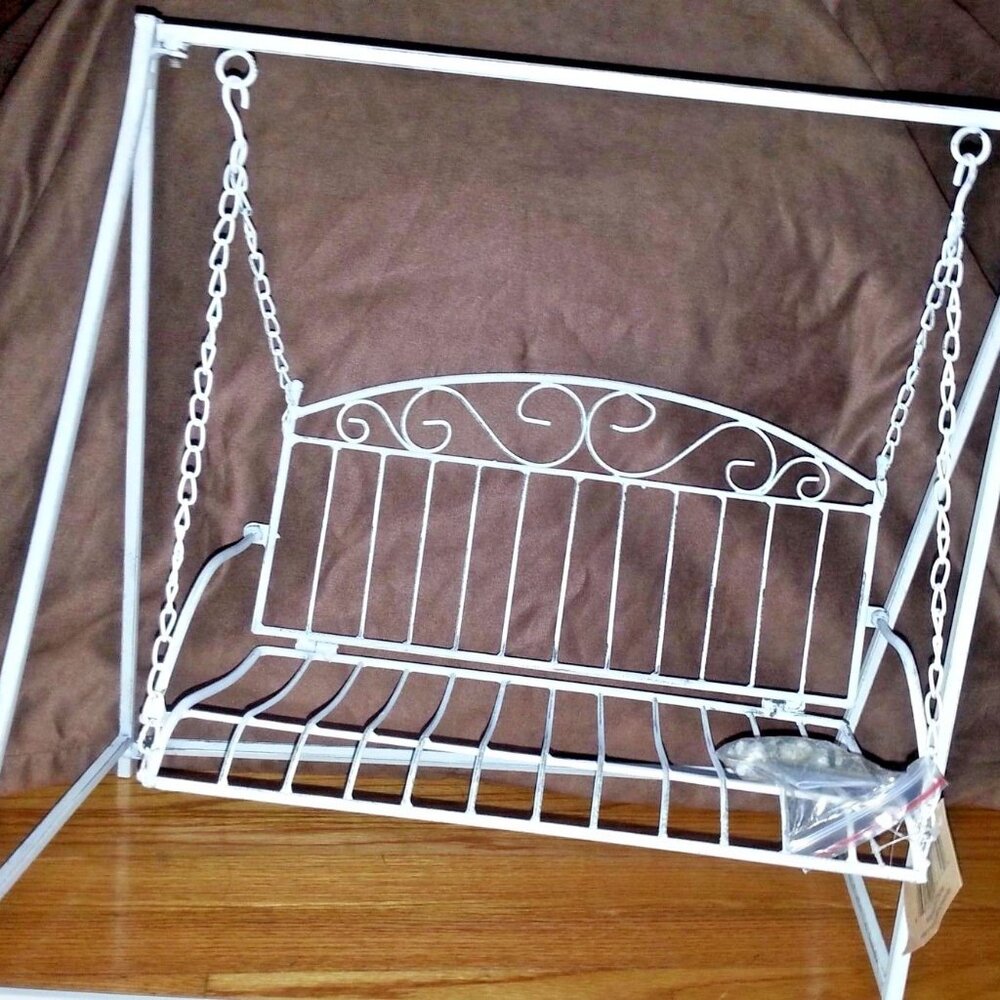 VTG Metal Doll Swing By HANNA'S Handiwork Collection gift to children/Home Decor - Picture 10 of 13